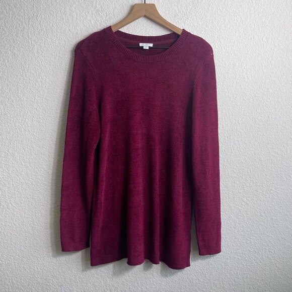 J. Jill Maroon Sweater – Size M – Super Soft Knit – Excellent Condition - Picture 3 of 10